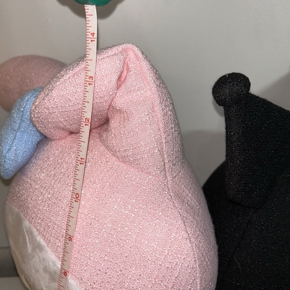 Sanrio Kuromi and My Melody Tweed 15" Plush Lot of 2 | NWT - Picture 4 of 4
